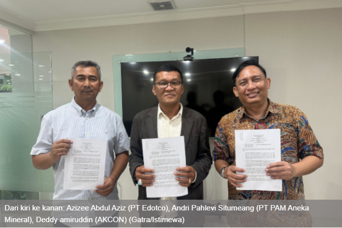 Perusahaan Bidang Tambang, Komunikasi dan Properti Bangun Kemitraan Strategis 